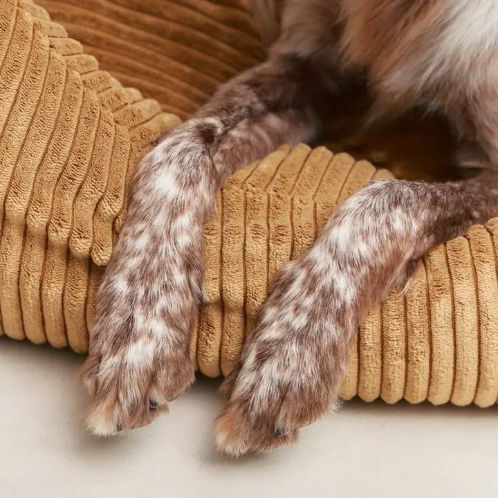 Panier velours côtelé - moutarde