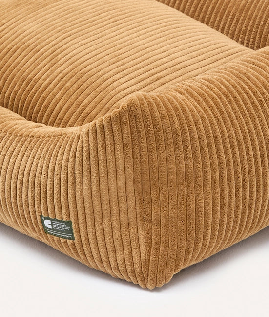 Panier velours côtelé - moutarde