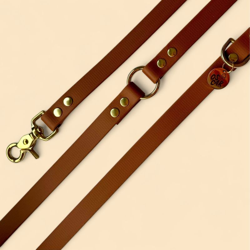 Laisse Mutli-positions Biothane® Camel