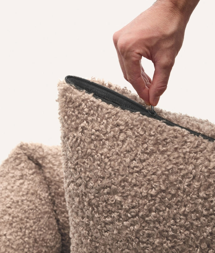 Panier bouclettes - Beige