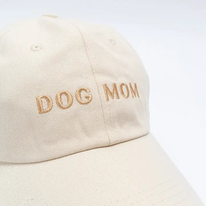 Casquette Dog Mom Beige