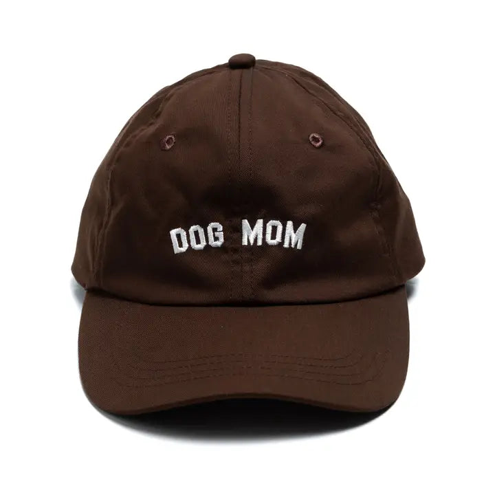 Casquette Dog Mom Marron