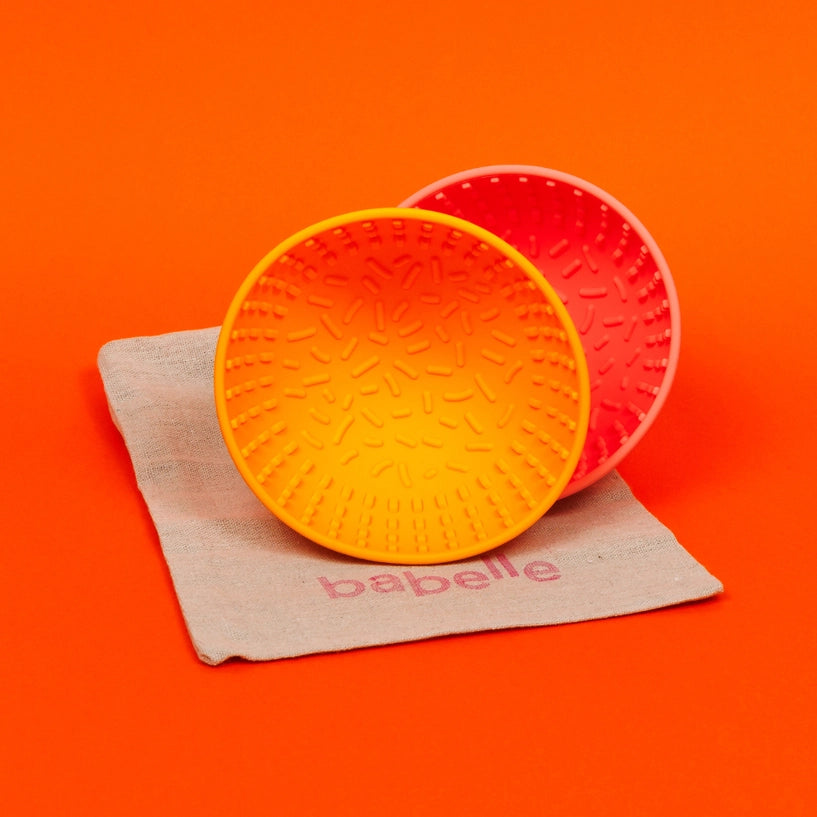 Le Mini Wiggler Lick Bowl - Jaune