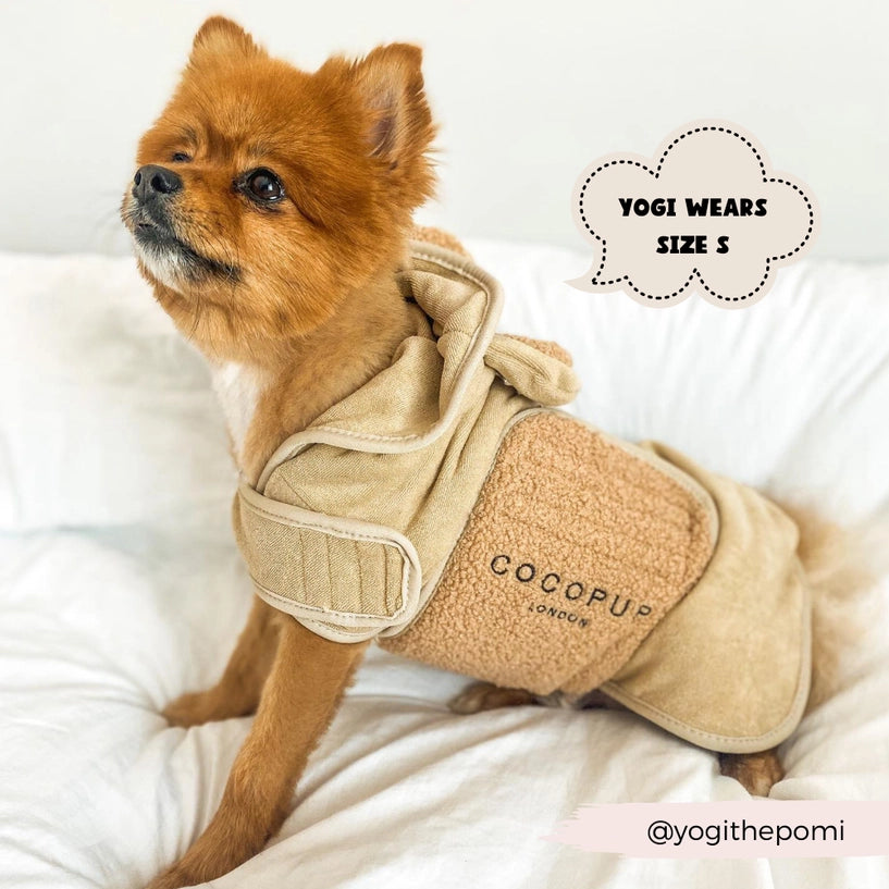 Peignoir microfibre - Beige