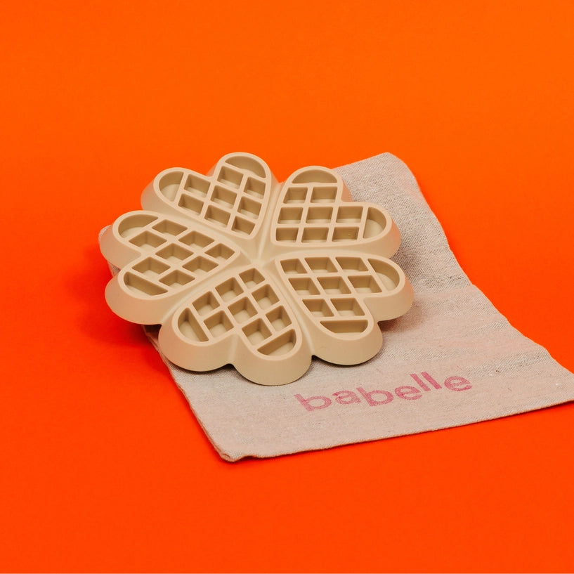 Le Lickmat Gaufre - Beige