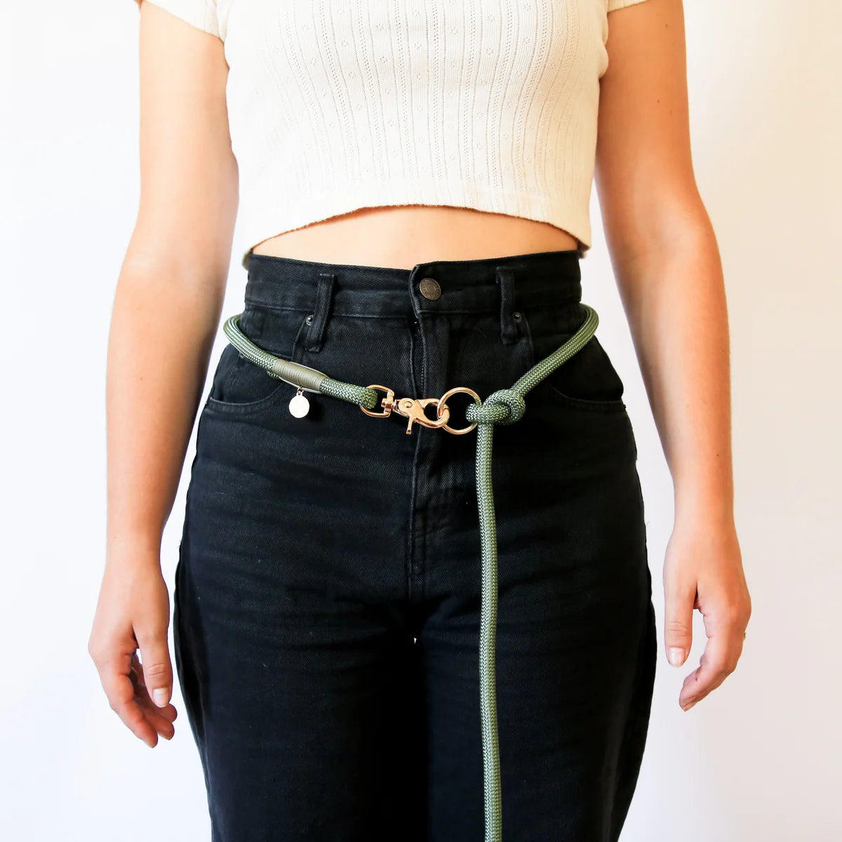Laisse mains libres Sage Green