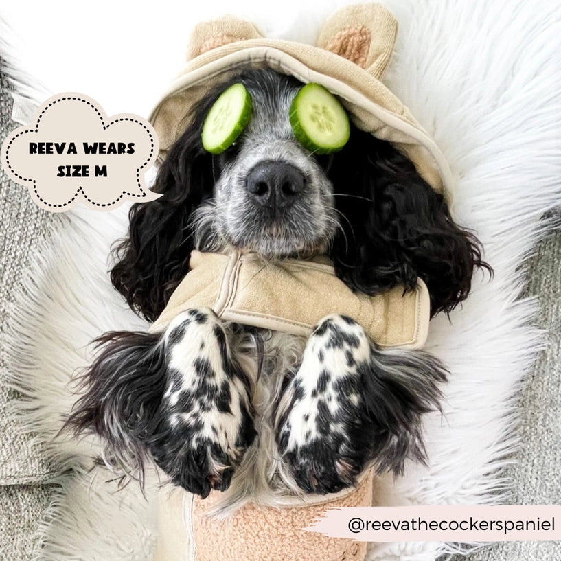 Peignoir microfibre - Beige