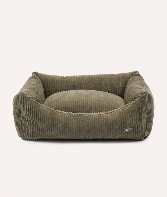 Panier velours côtelé - vert