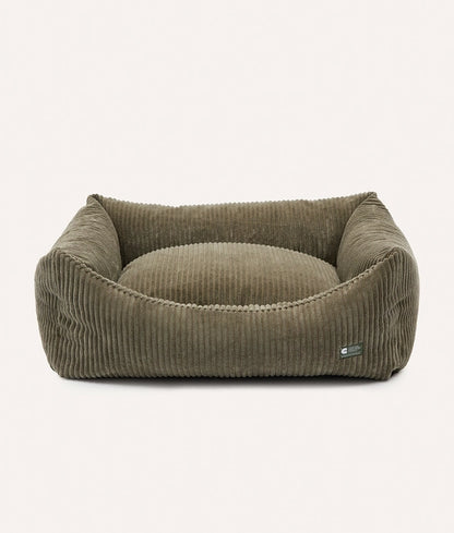 Panier velours côtelé - vert