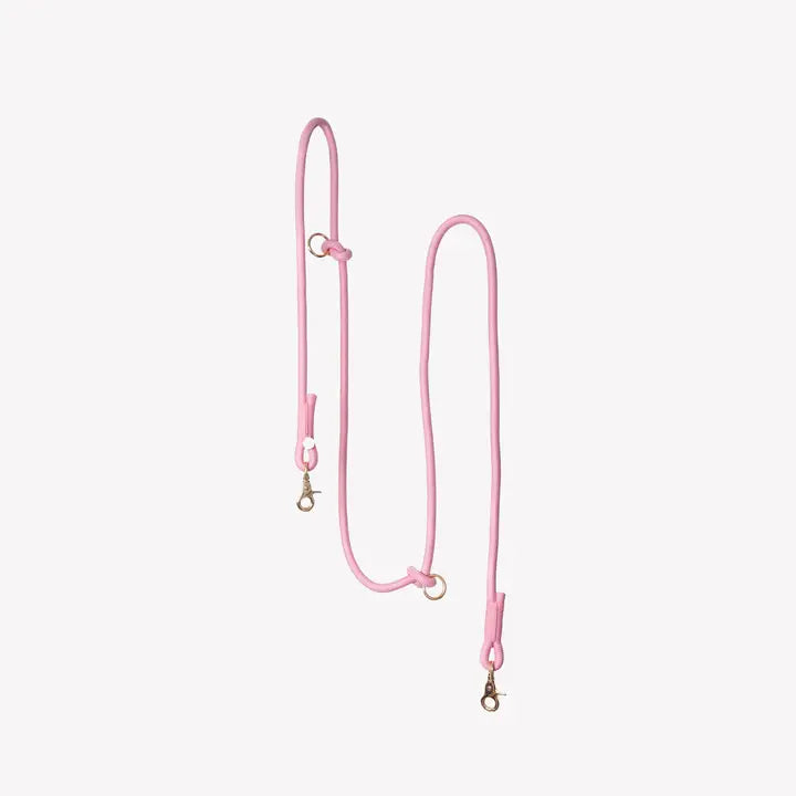 Laisse mains libres - Rose