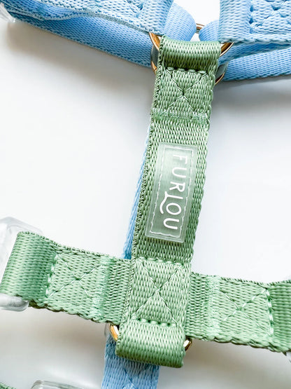Harnais Blue &amp; Sage Green