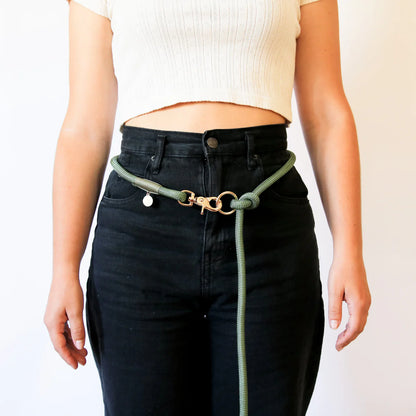 Laisse mains libres Sage Green