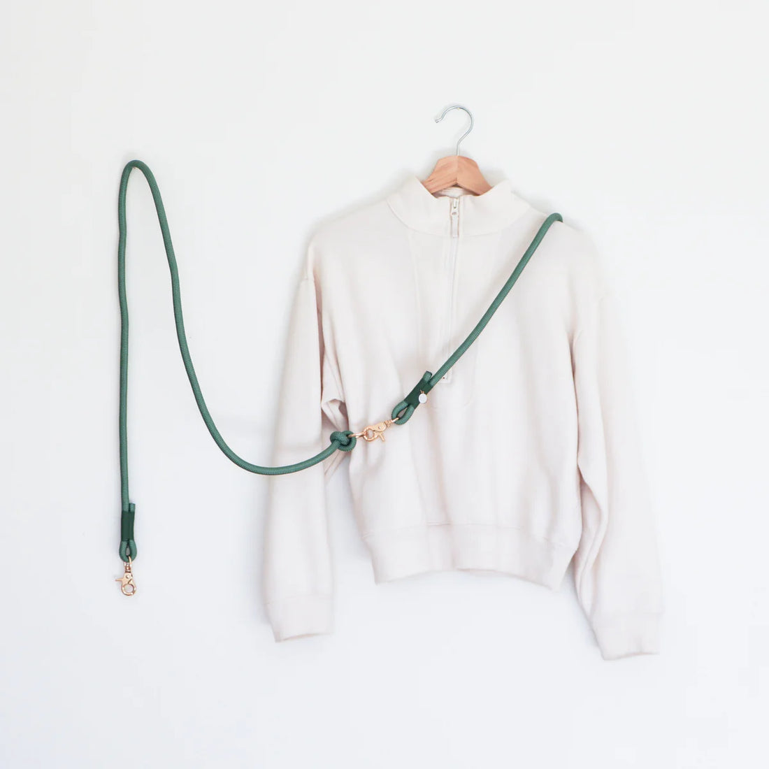 Laisse mains libres Sage Green