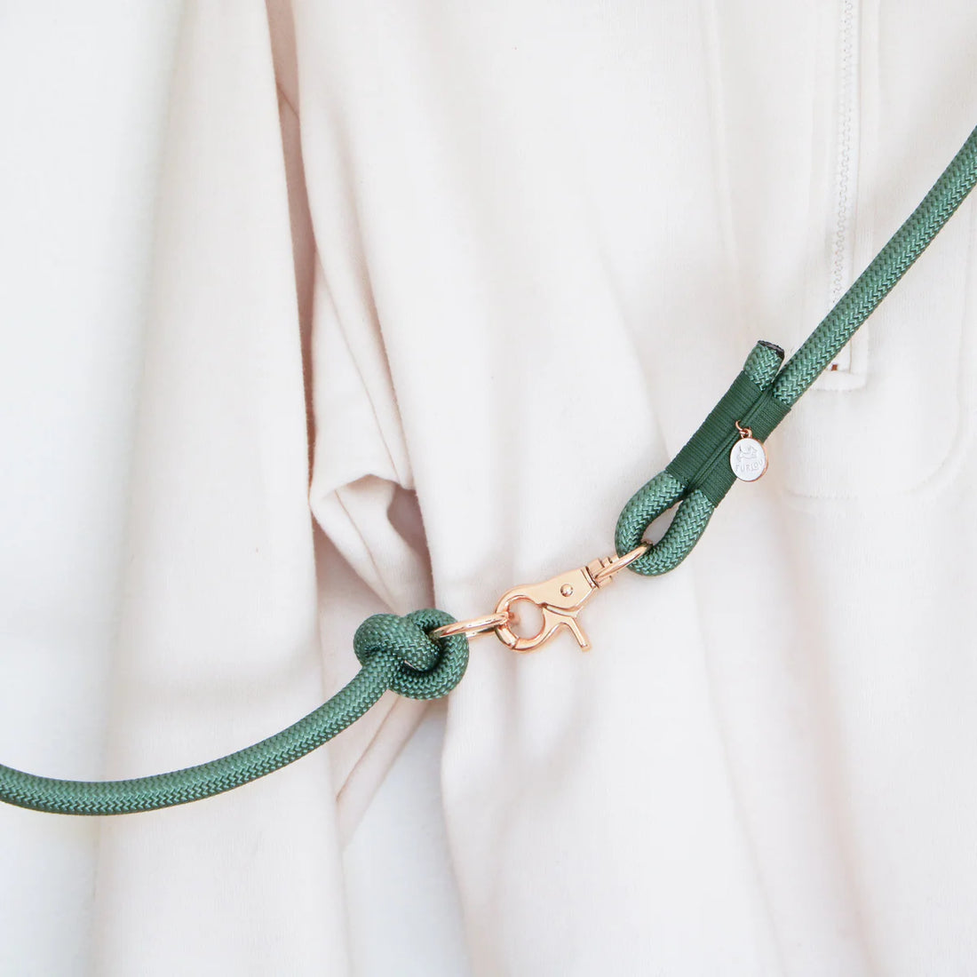 Laisse mains libres Sage Green
