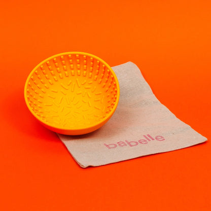 Le Mini Wiggler Lick Bowl - Jaune