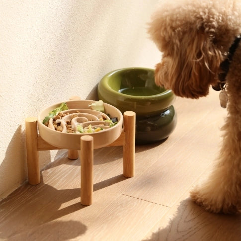 Gamelle Slow Feeder Beige