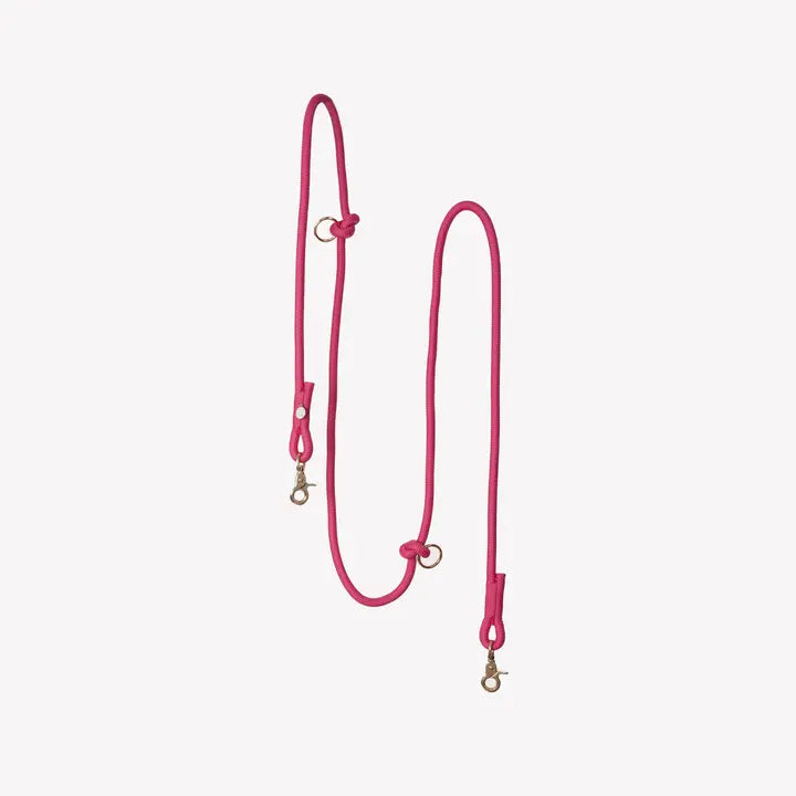 Laisse mains libres - Magenta