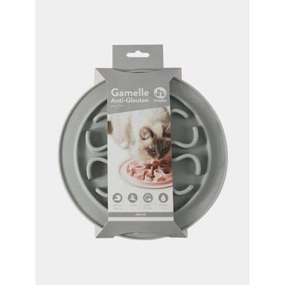 Gamelle anti-glouton - Gris