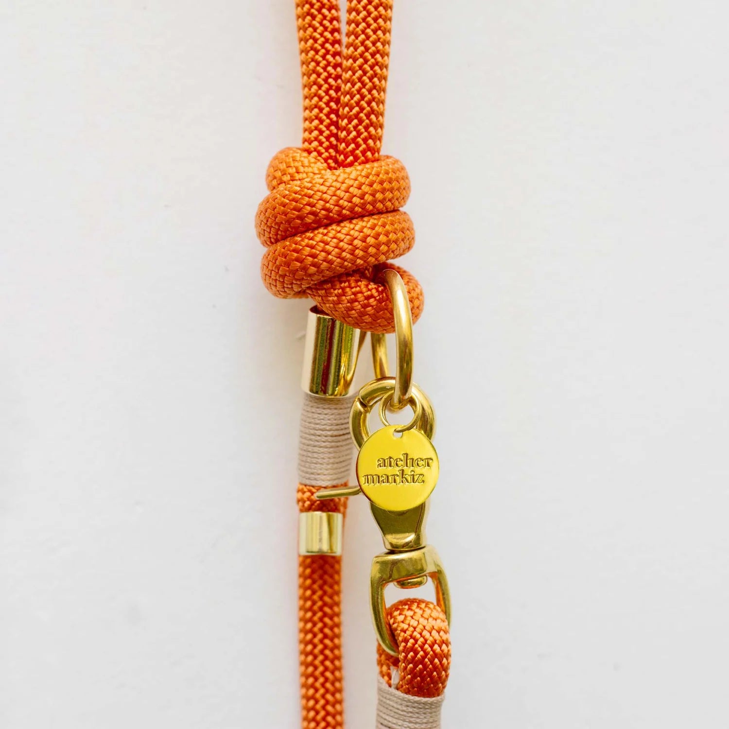 Laisse Corde Tangerine